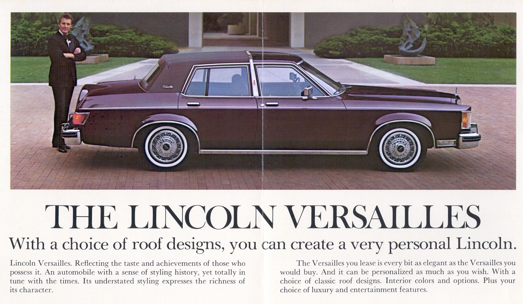 Lincoln Versailles Dealer Leasing Brochure